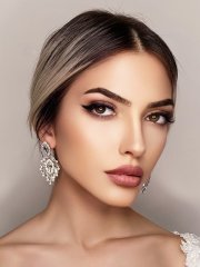Zirkon Taşlı Minimal Gelin Küpesi