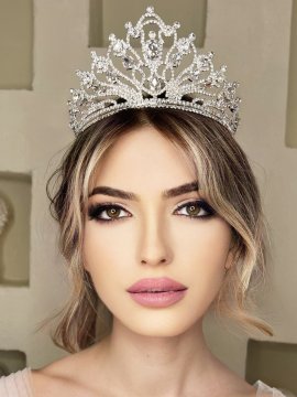 Nouveau Desenli Gelin Tacı