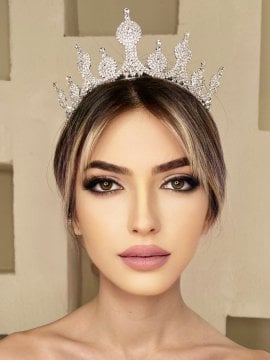 Küçük Taş İşlemeli Gelin Tacı