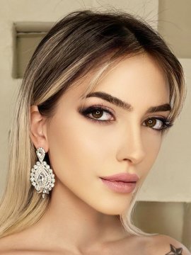 Stilize Kaşıkçı Elması Gelin Küpesi